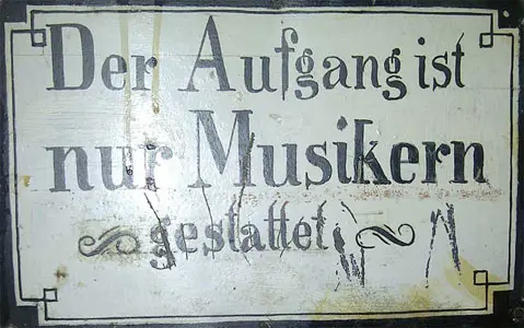 Compofactur Musikerschild