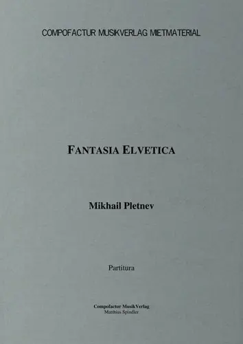 Pletnev Fantasia Elvetica Score Cover
